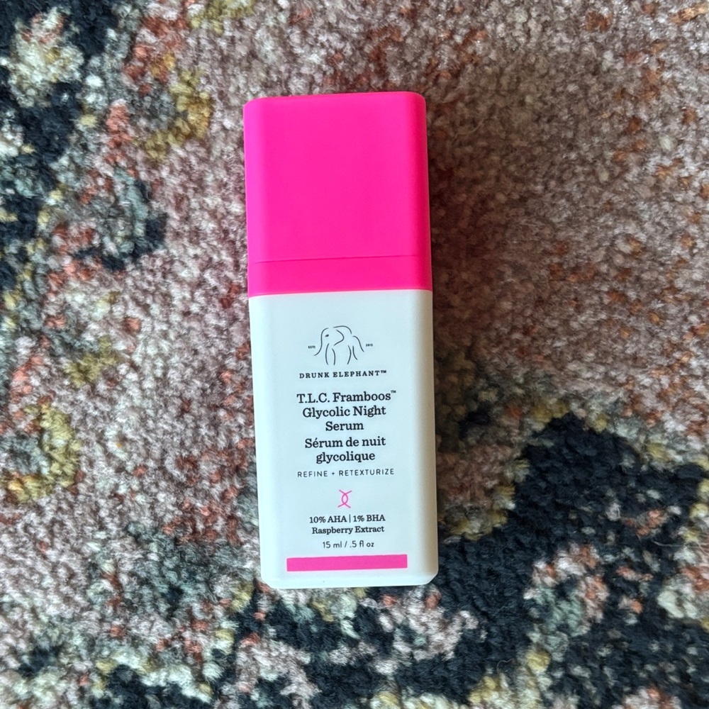 Drunk Elephant T.L.C. Framboos™ Glycolic Resurfacing Night Serum Exfoliant TLC